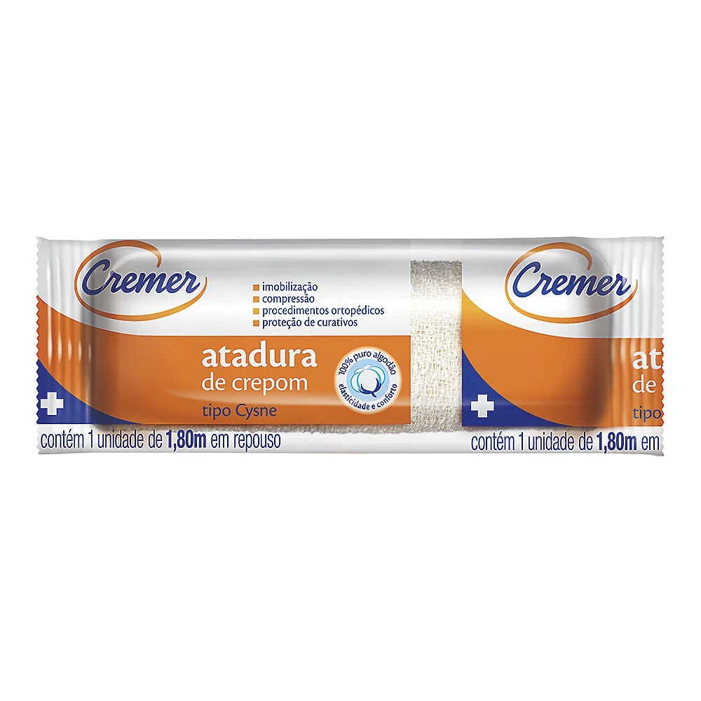 Atadura de Crepom Cysne Cremer 25cm x 1,80m 1 Unidade