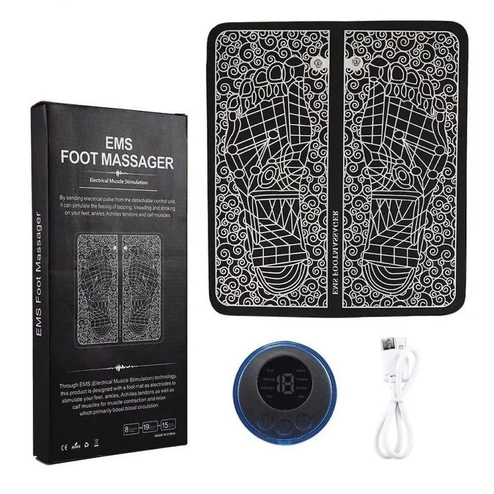 Máquina De Massagem Eletromagnética Para Pés E Pernas Relaxamento Profundo