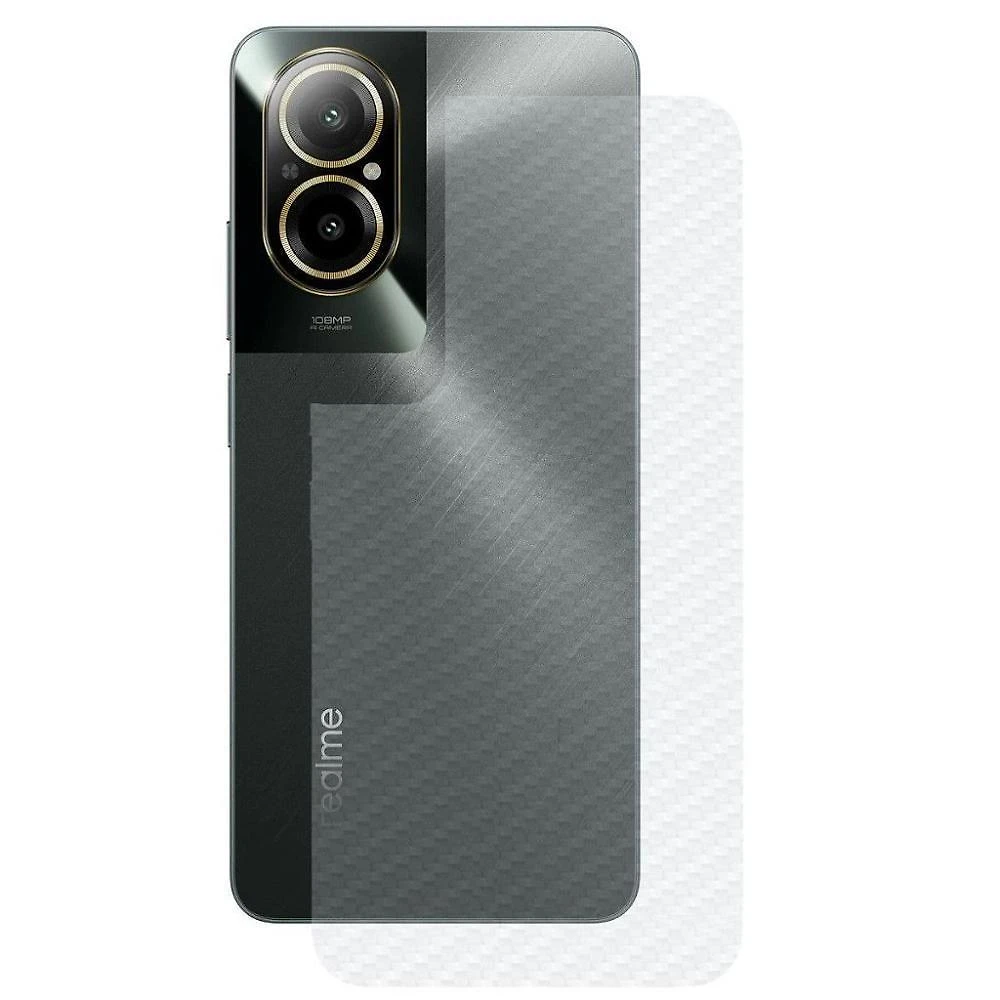 Película Para Realme C67 - Traseira De Fibra De Carbono - Gshield