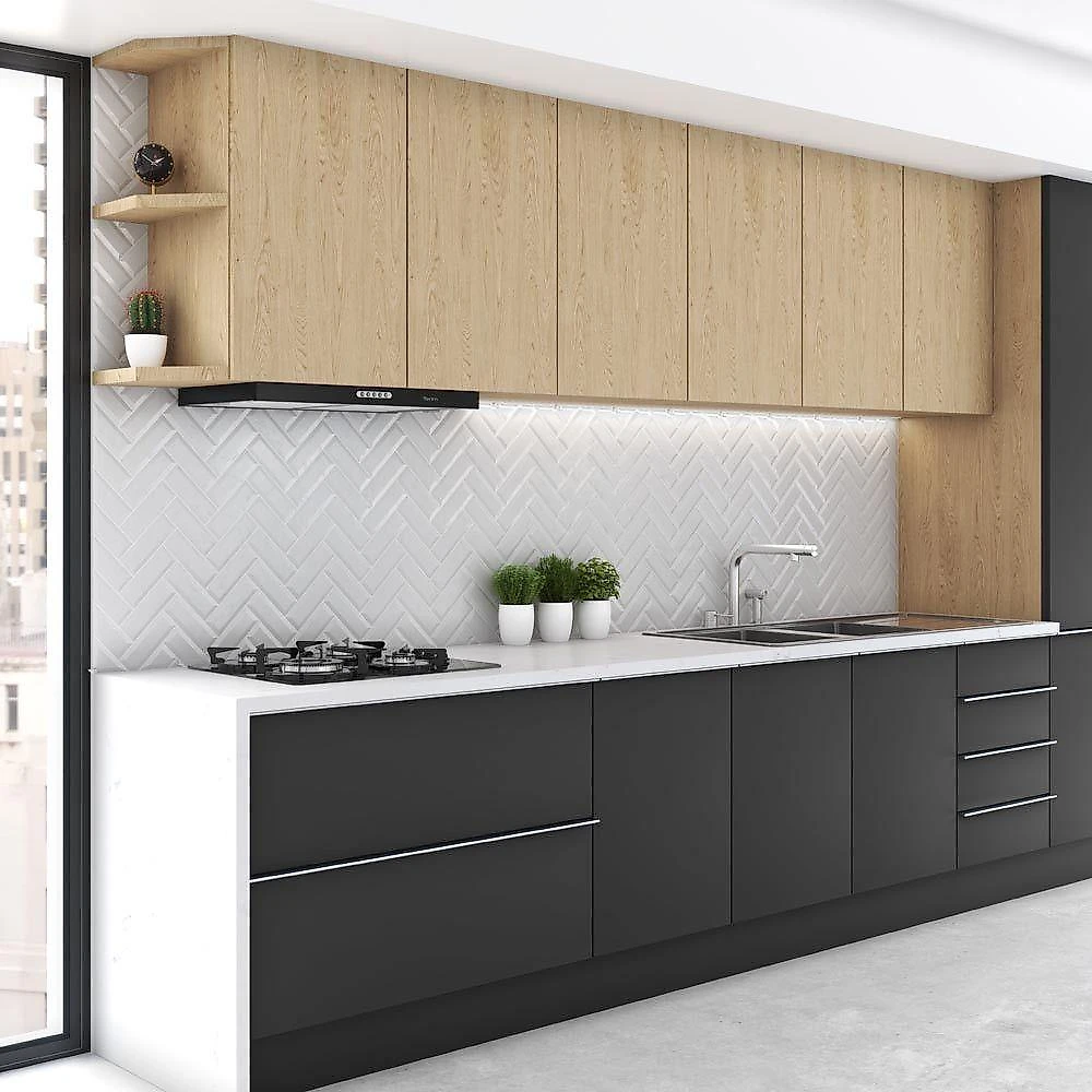Depurador Terim Compact New Embutir Black 60 cm Preto 220V