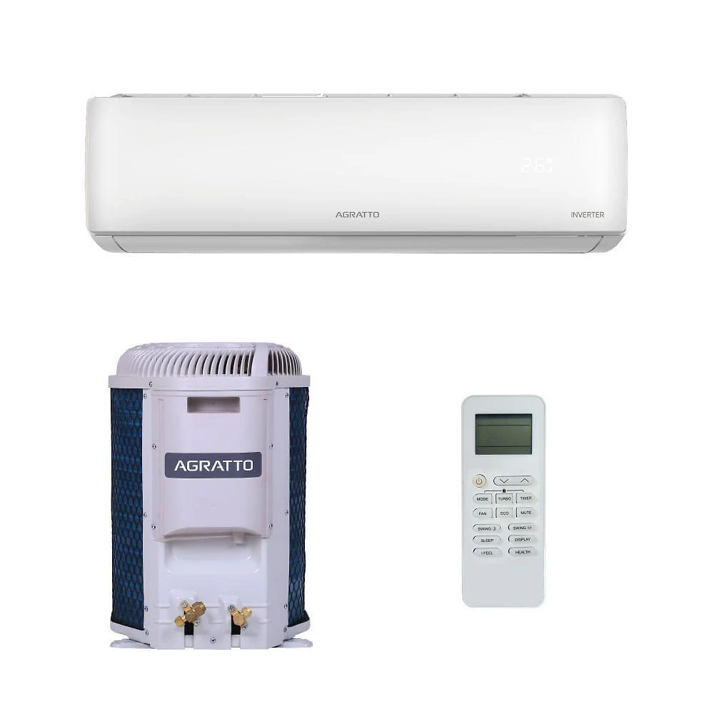 Ar Condicionado Split Hi Wall Agratto Zen Top Inverter 12.000 Btus Quente E Frio 220V R-32