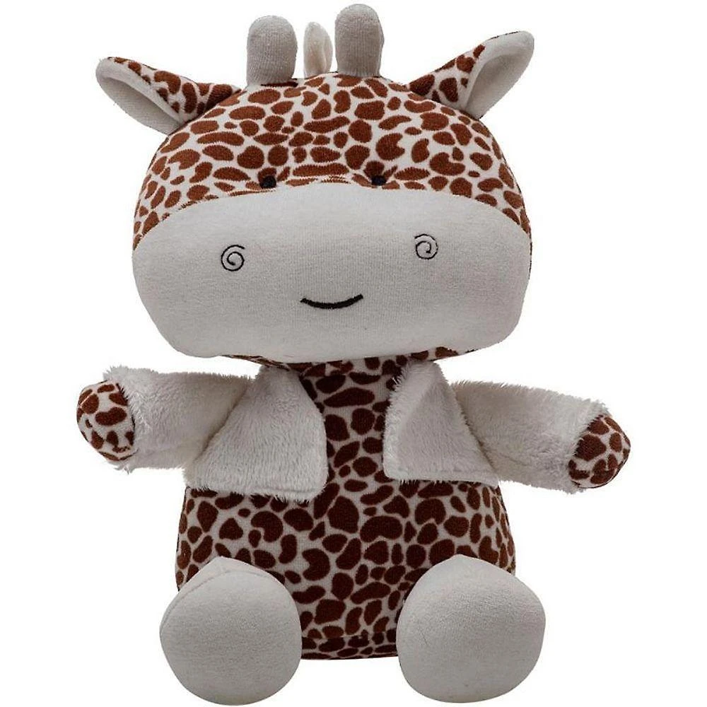 Pelúcia Girafa Amigos da Floresta 34cm Plush Macio Amarelo Zip