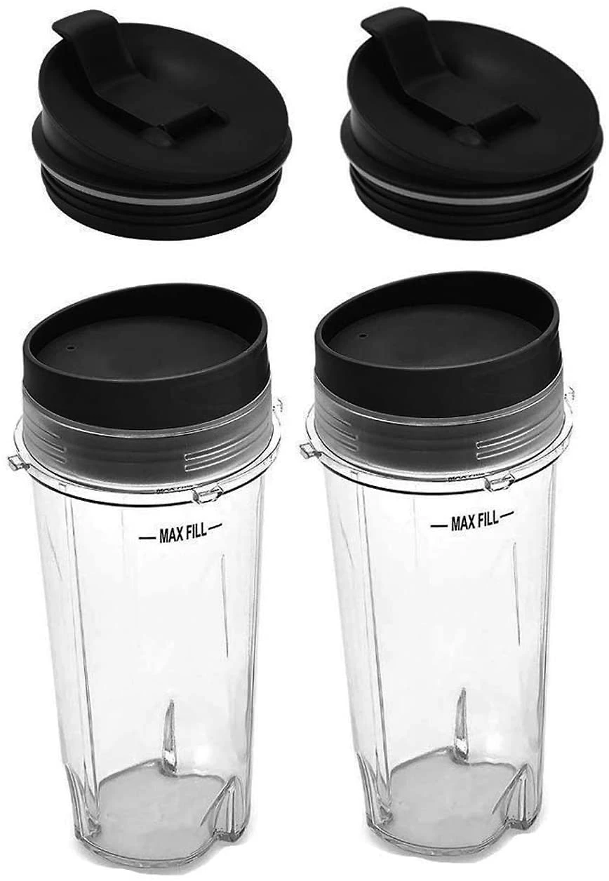 Ninja Conjunto de Copo 473ml Reposição Ninja Copo de serviço Único CTampa Nutri Ninja Série BL770 BL780 BL660 BL740 BL810