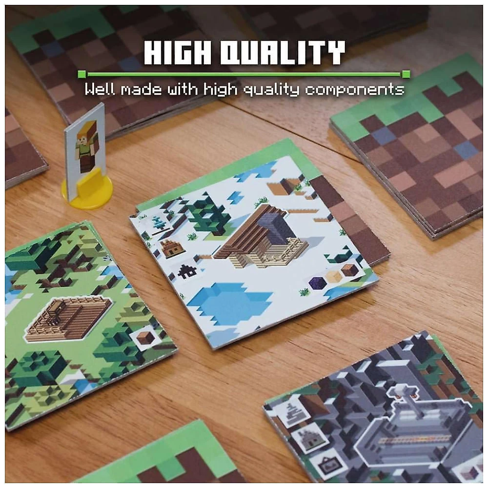 Ravensburger Minecraft Builders Biomes - Jogo de Tabuleiro Estratégico Cativante, Ideal para 2-4 Jogadores, A partir de 10 Anos