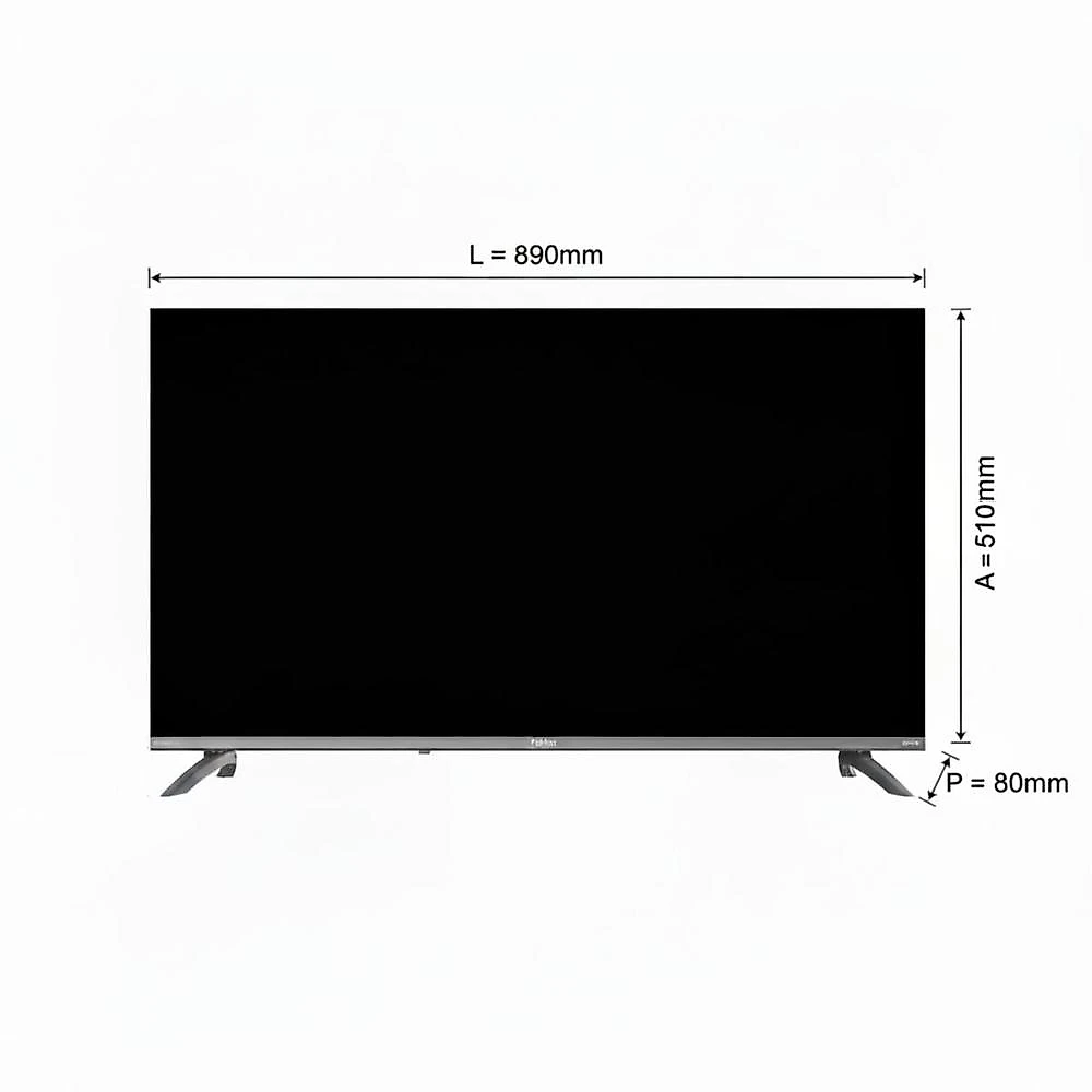 Smart tv 40" full hd philco p40cra roku tv hdr10 dolby audio