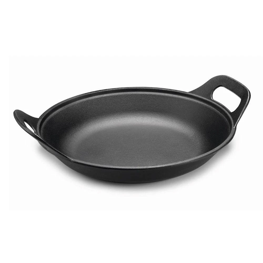 Utensílio Risoto Preta Alça de Ferro Fundido Panela Mineira Base Oval 5L Preto