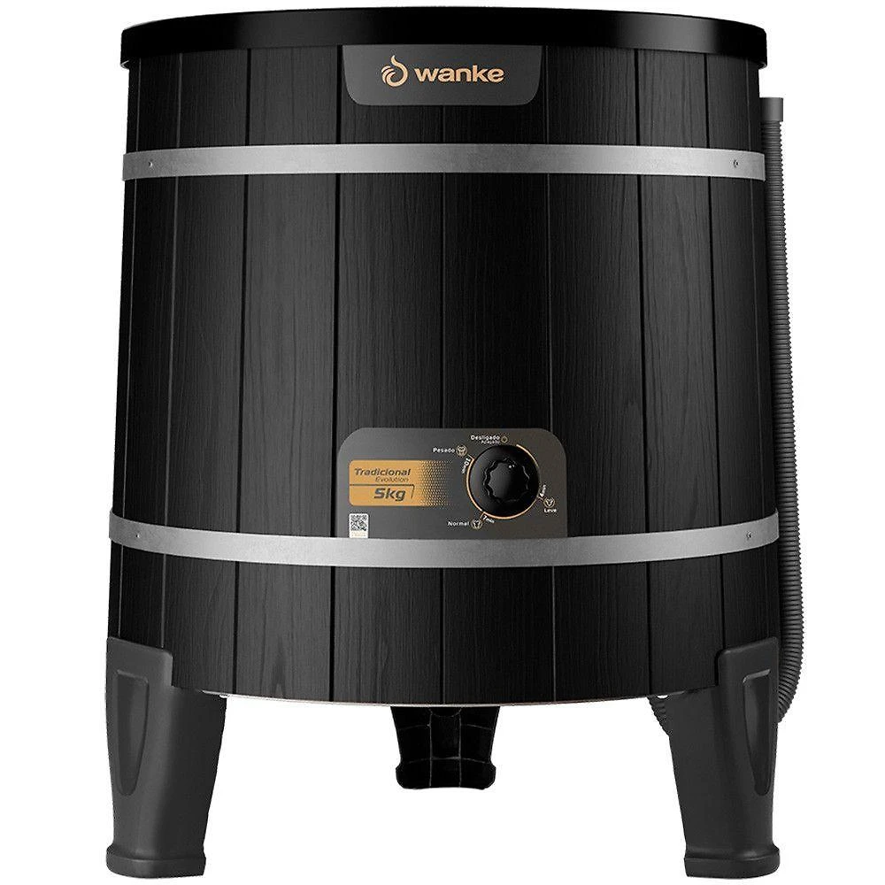 Tanquinho Tradicional 5.0 60hz Wanke Preto 220V