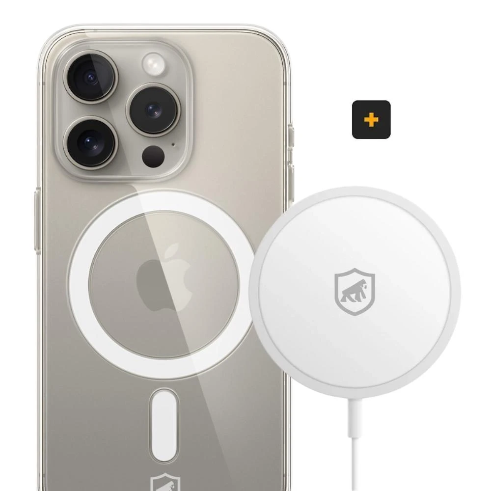 Kit Magsafe - Carregador e Capa para iPhone 15 Pro - Gshield
