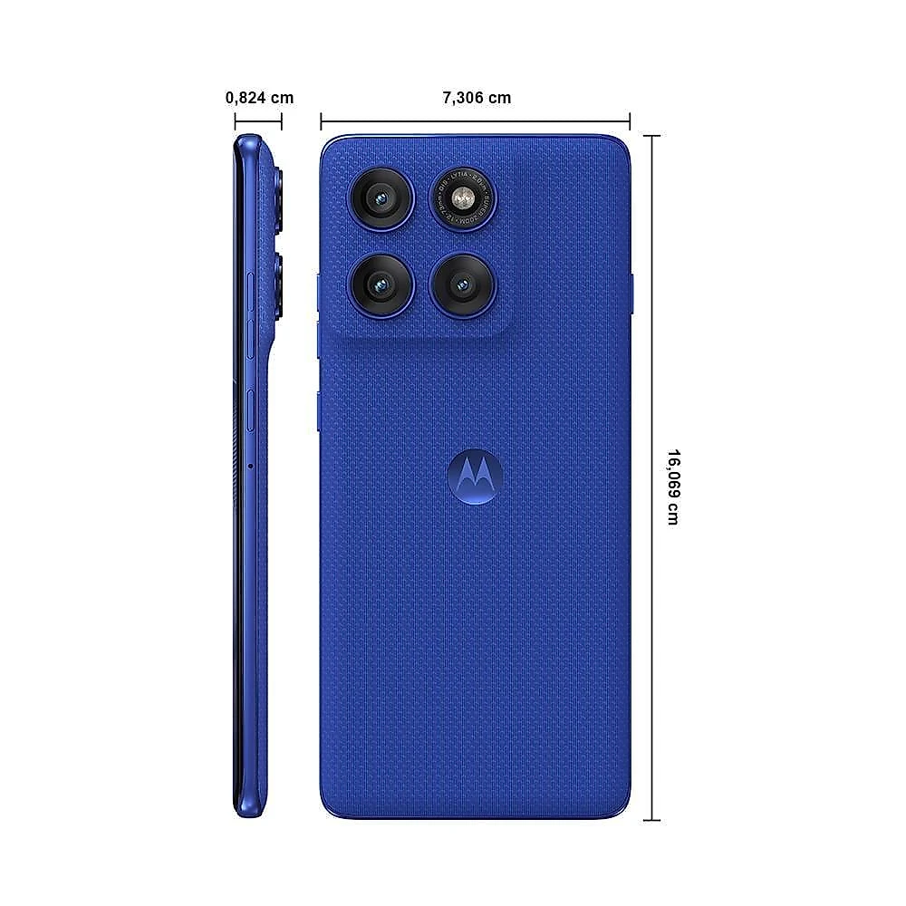 Smartphone motorola edge 60 pro 6.7” 256gb 5g 120hz poled câmera 50mp sony lytia 700c azul
