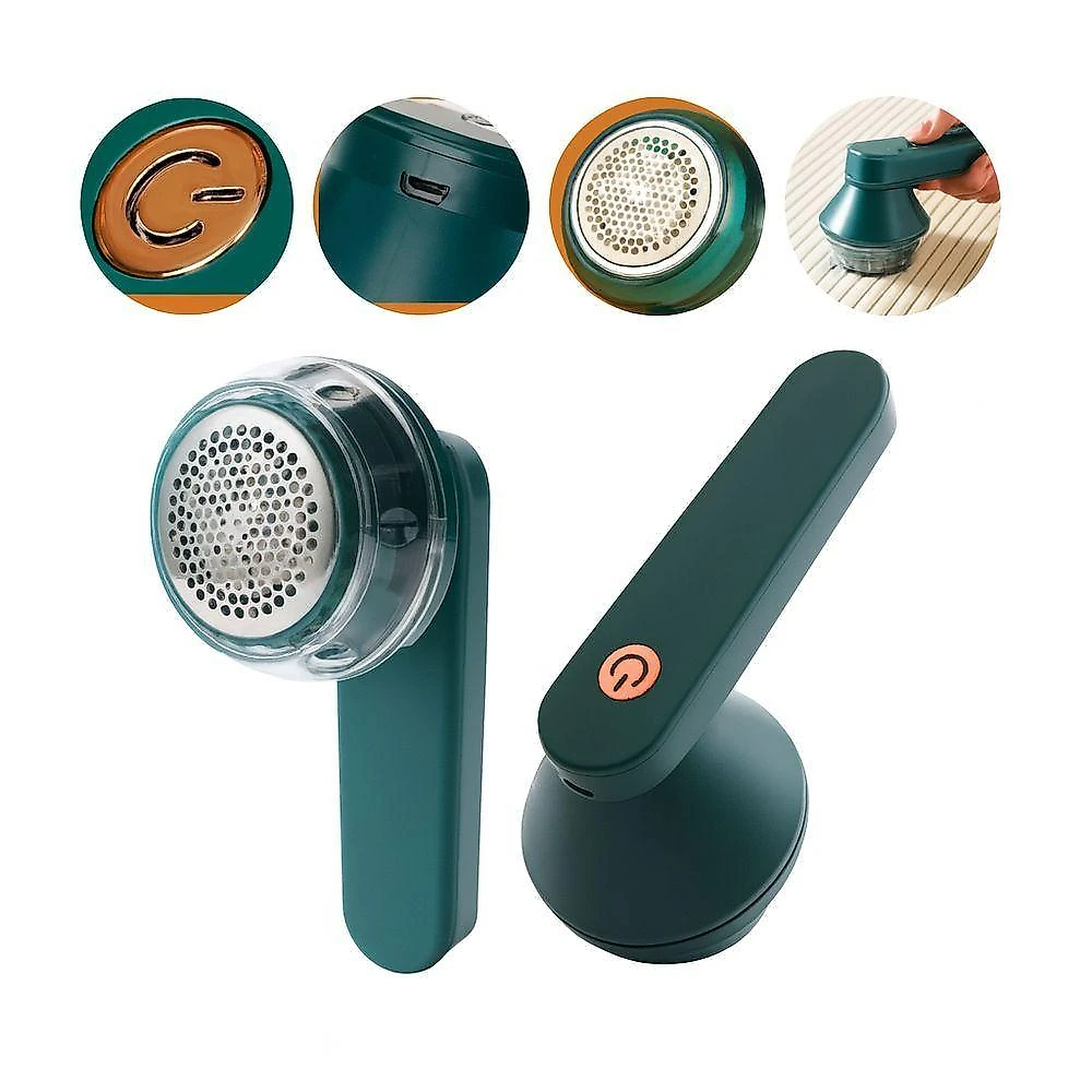 Removedor Elétrico de Pelos e Fiapos Modelo Removedor Elétrico de Pelos Fiapos Verde Utibom