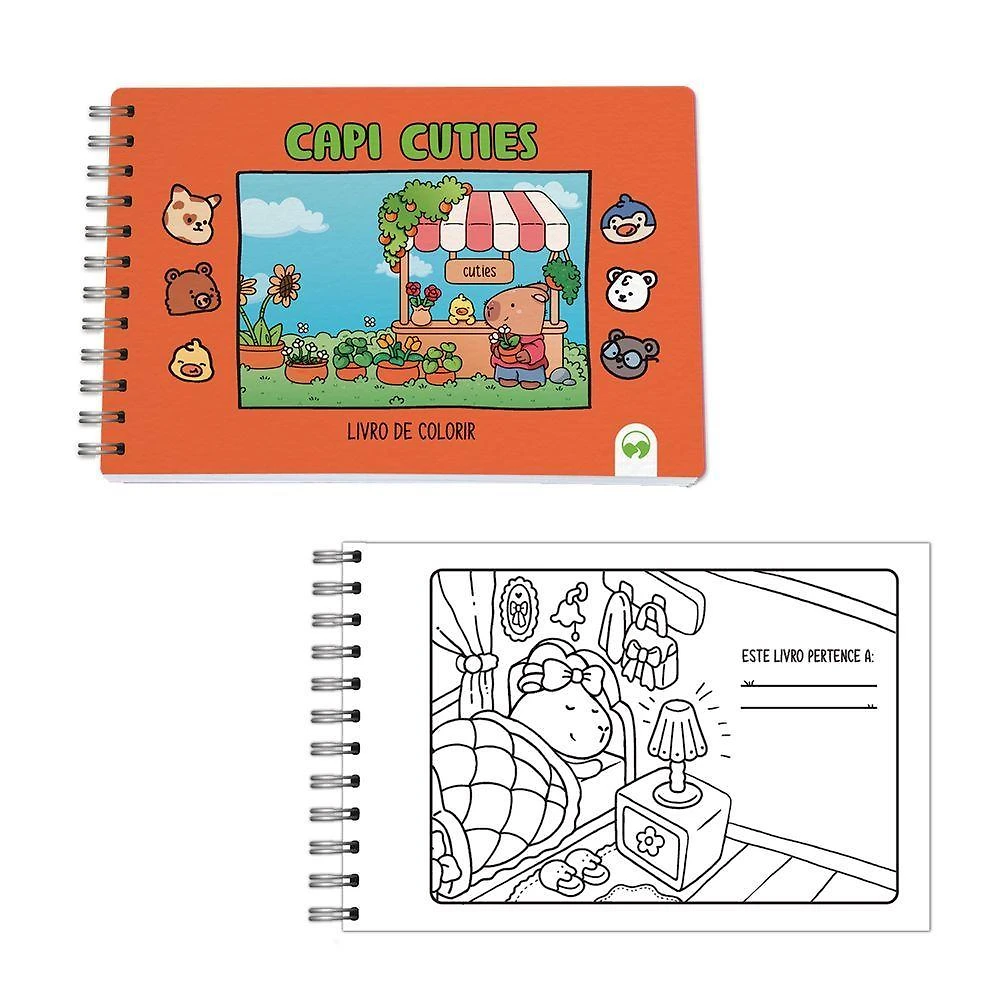 Livro De Colorir Capi Cuties Vale Das Letras 64 Páginas