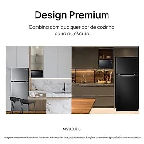 Forno de Micro-ondas LG NeoChef MS3033D com Função limpa fácil e Receitas Pré-programadas - 30 litros 110V