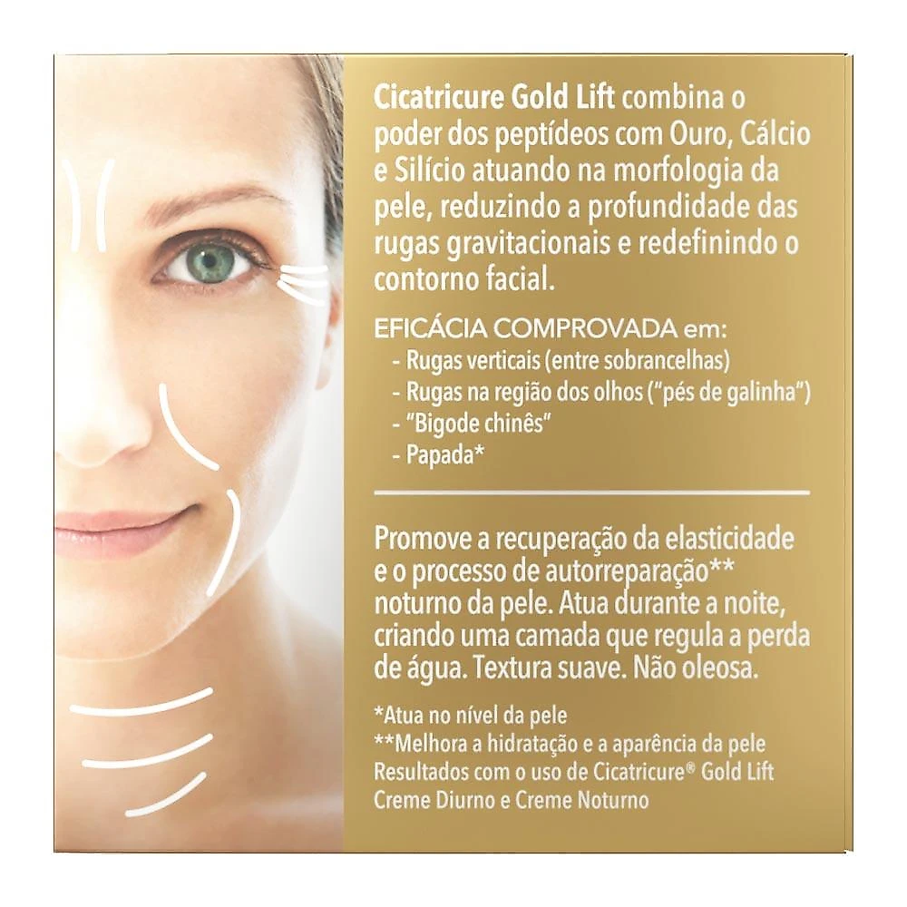 Cicatricure creme gold lift noturno 50g