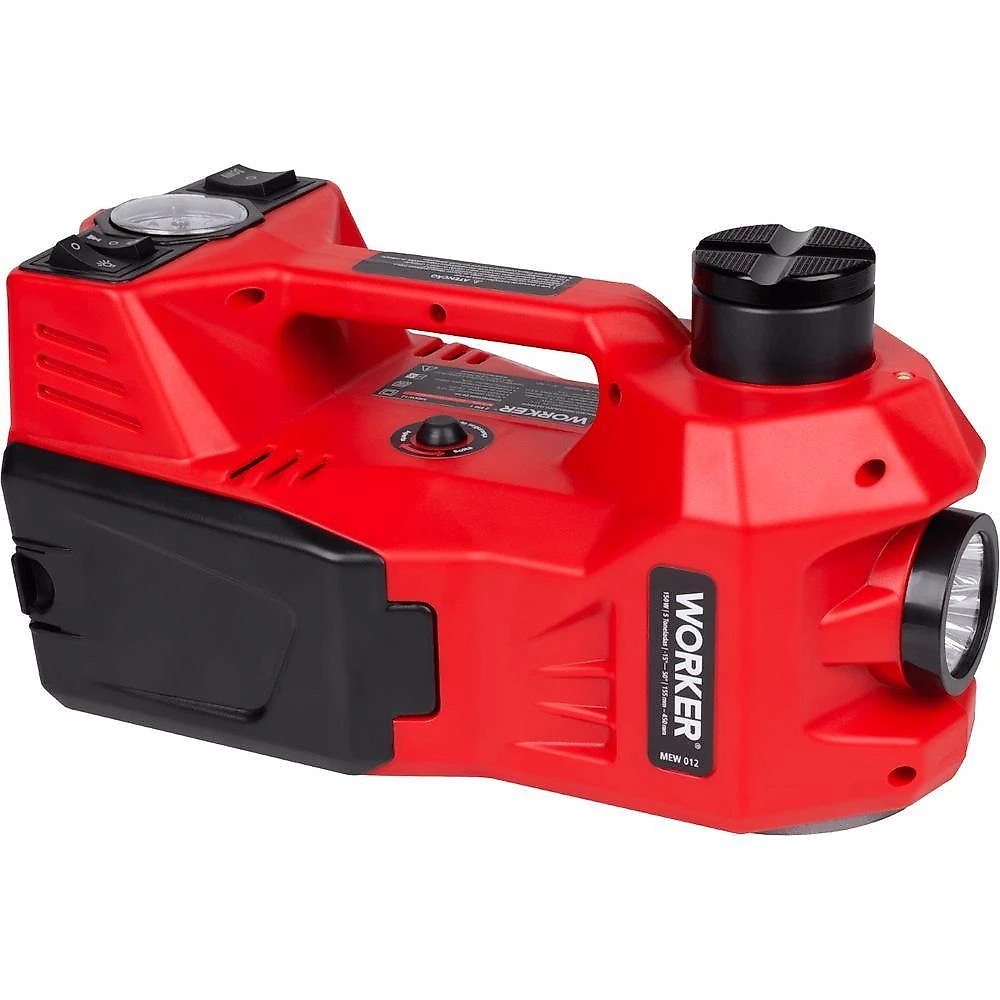 Macaco Hidráulico Elétrico 5 Toneladas com Compressor Inox Worker webcontinental-7899956682681