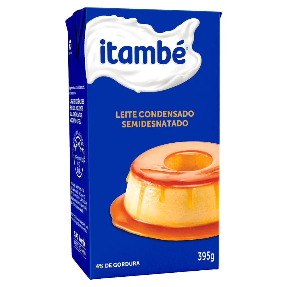 Leite Condensado Itambé Semidesnatado 395g