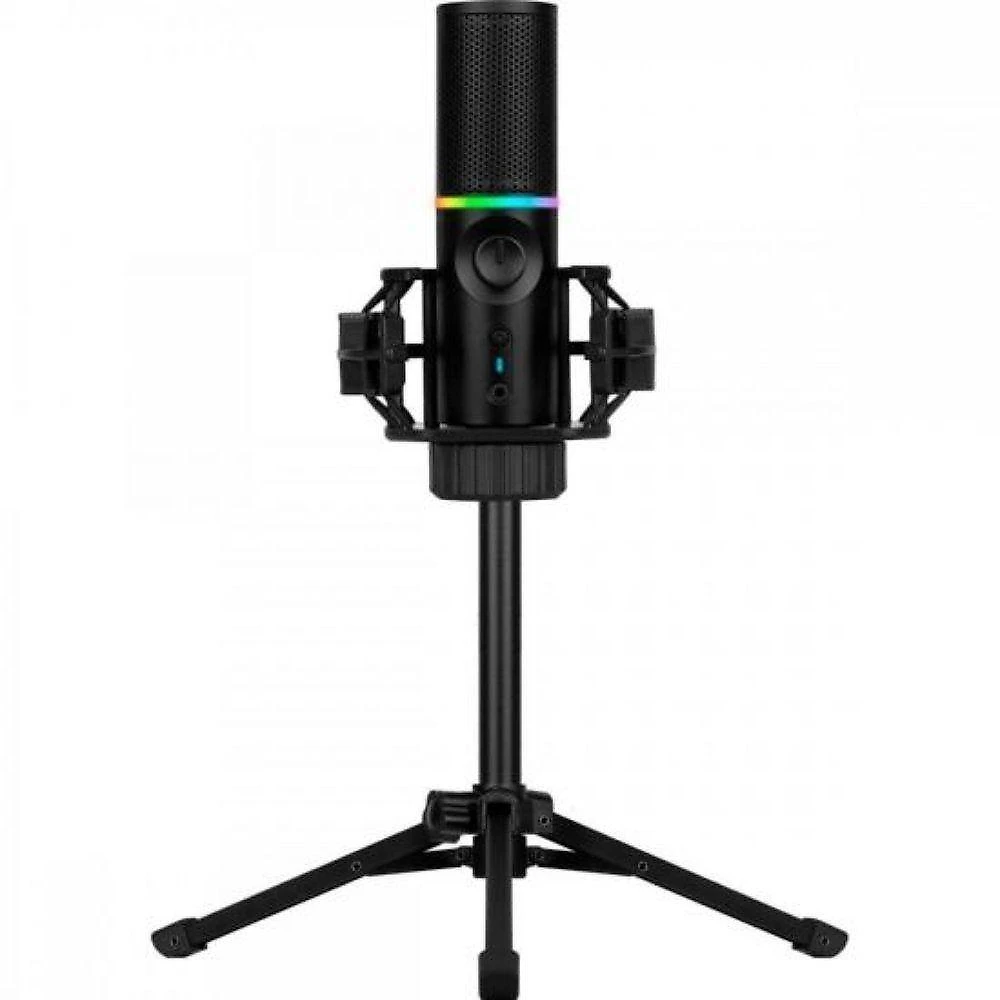 Microfone Gamer Streamplify Mic Tripod USB 2.0 e Jack 3,5mm Preto