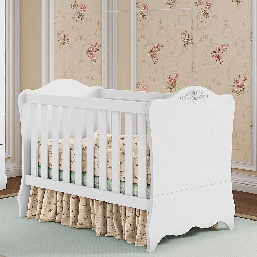 Berço Mini Cama Classic 70 Branco Atóxico