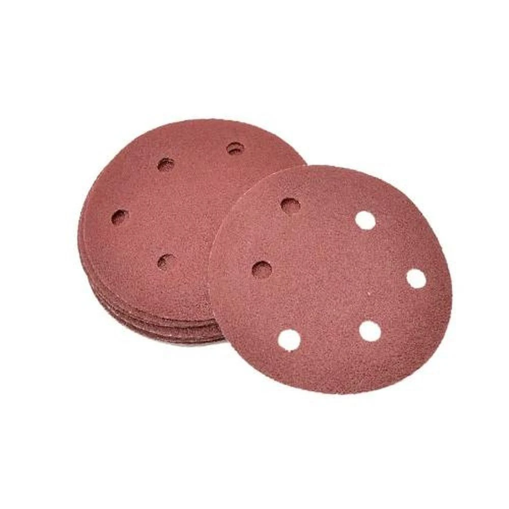 Disco de Lixa Velcro Seco 6'' Grão 220 Cinza Alcar 1 Unidade