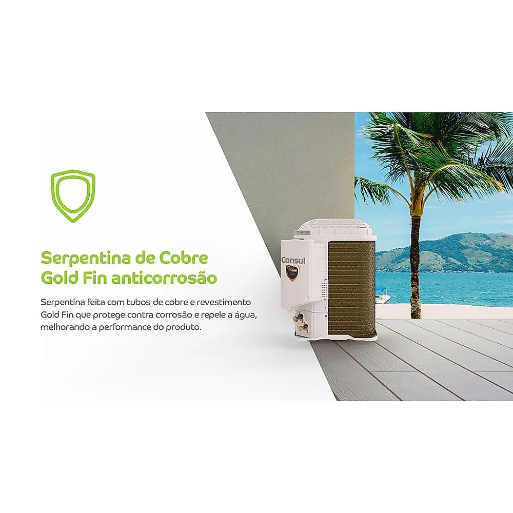 Ar-Condicionado Split CBR09CB Inverter Reverso 9000 BTUS Consul Branco - 220V