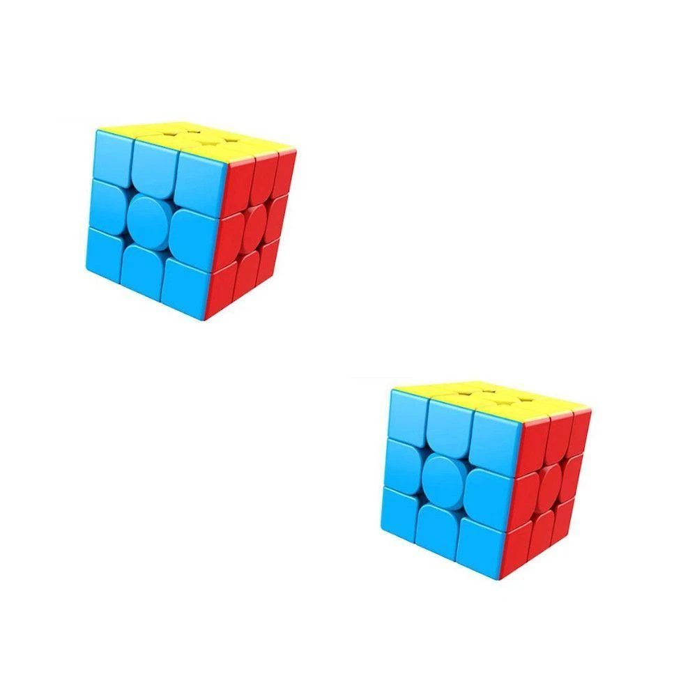 Cubo Mágico 3x3x3 Speed Gold Edition Modelo 2 Pçs Profissional Giros Rápidos Dourado OEM