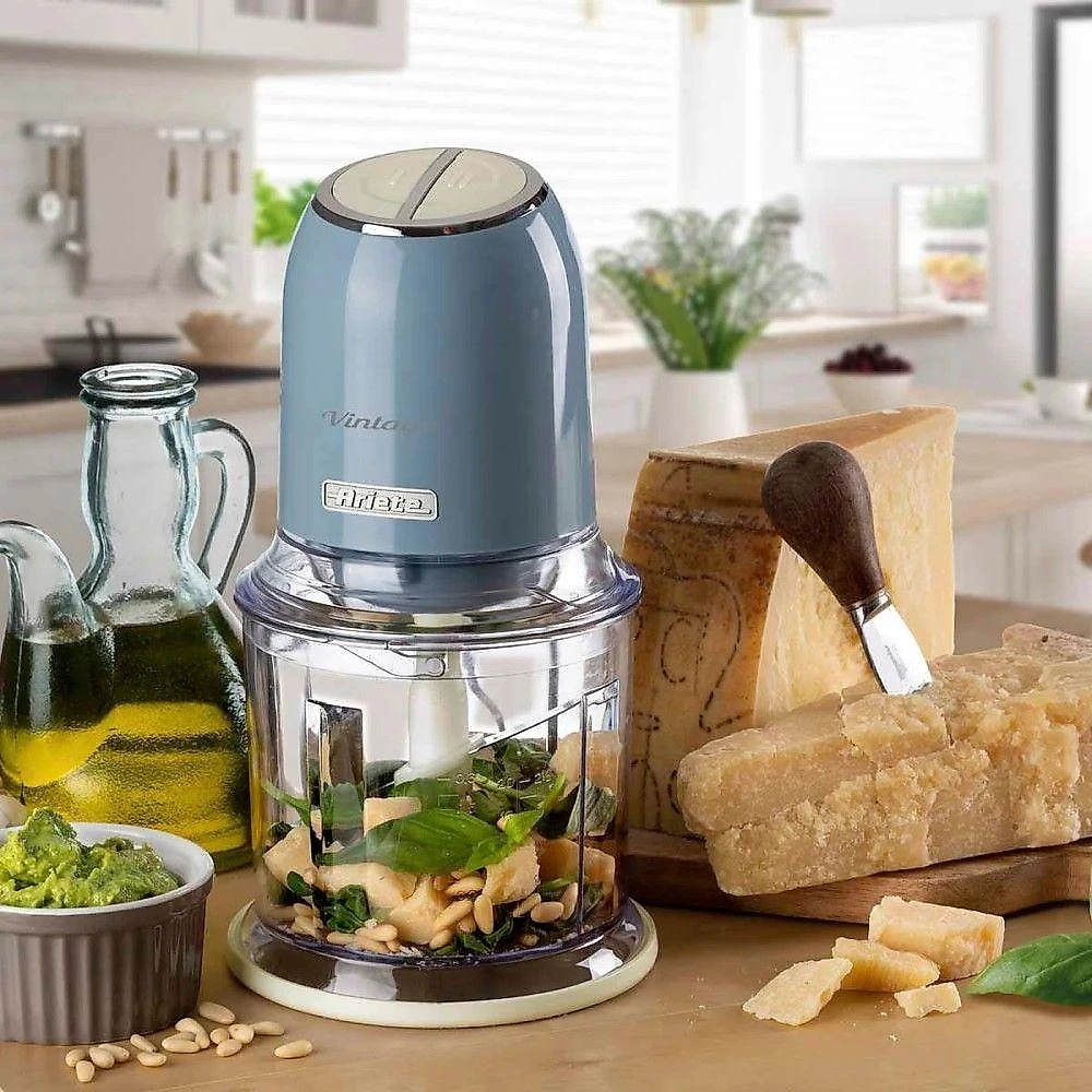 Triturador de Alimentos Ariete 438 2 Velocidades 250W Azul 110V