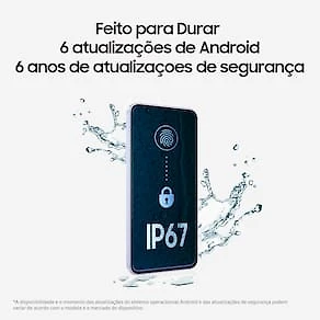 Miniatura Smartphone Samsung Galaxy A56 5G Verde 256GB 8GB RAM, Câmera Tripla até 50MP, Tela Super AMOLED 6.7", IP67, NFC, Vídeo HDR e Recursos AI