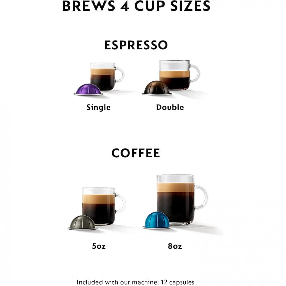 Miniatura Cafeteira Elétrica Programável Nestle Nespresso ENV120BM 1.2L, 110V, Preta