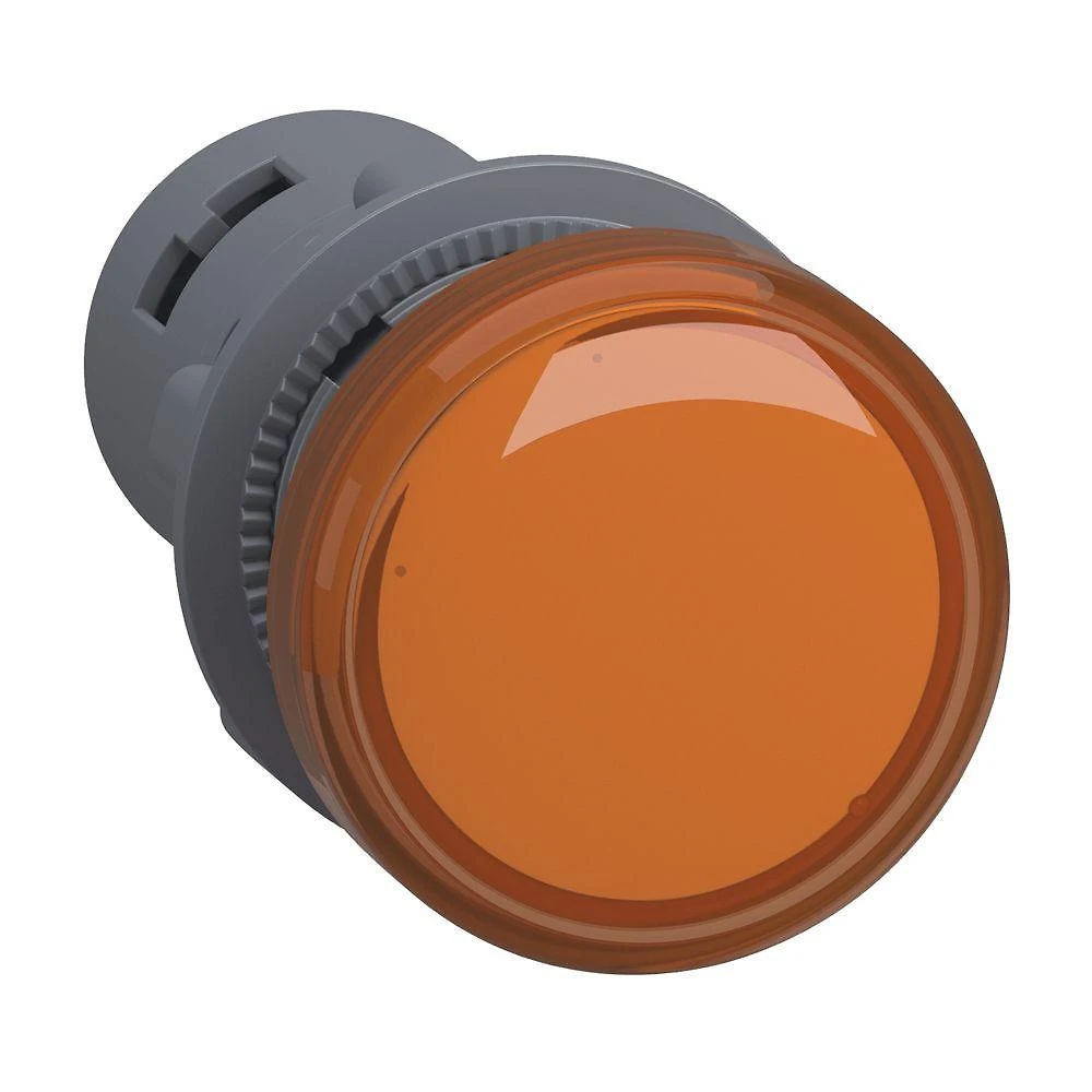 Botão Sinalizador Schneider Electric XA2EVQ5LC LED Âmbar 380V Laranja
