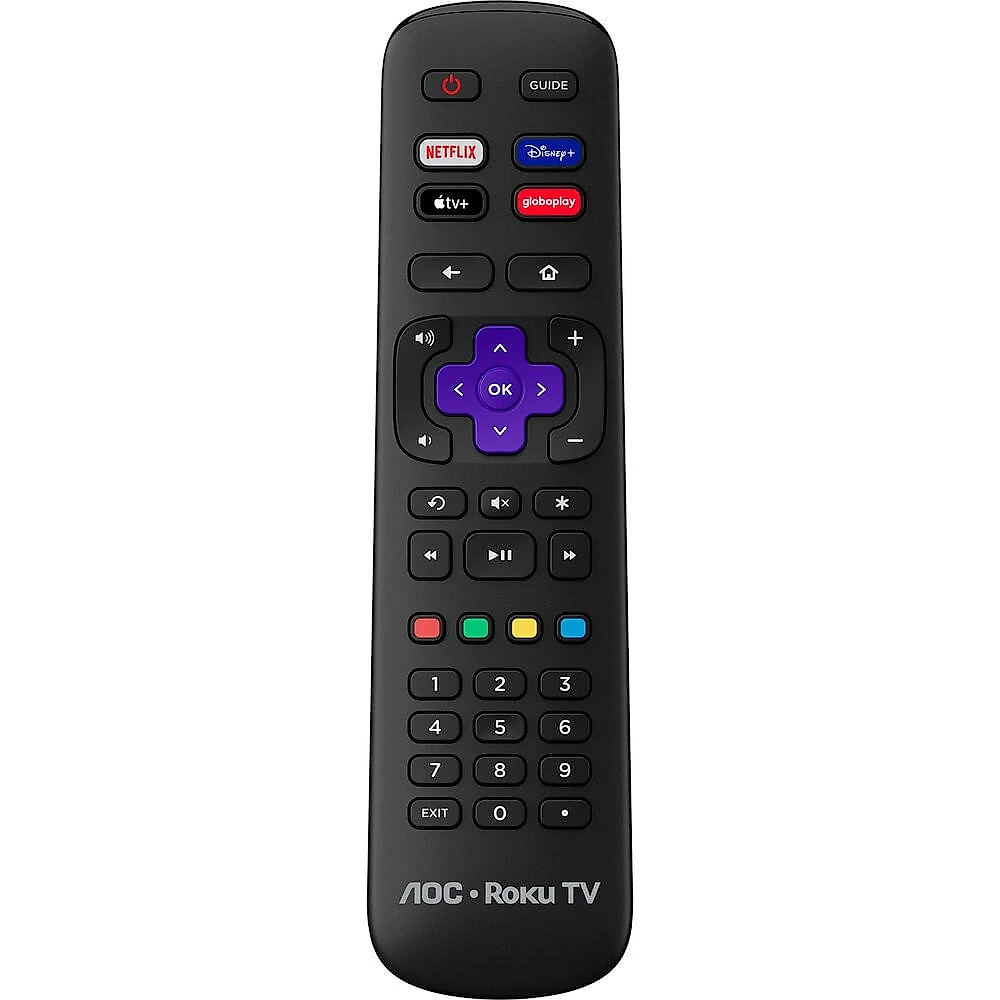 Smart TV 32 Polegadas DLED HD Roku TV 32S5155 78G AOC 032582413626 - Preto - Bivolt