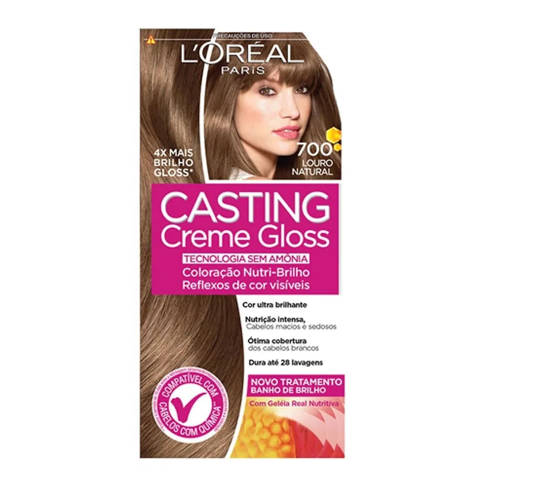 Miniatura L'Oréal Paris Coloração Casting Creme Gloss Kit - 700 Louro Natural Kit