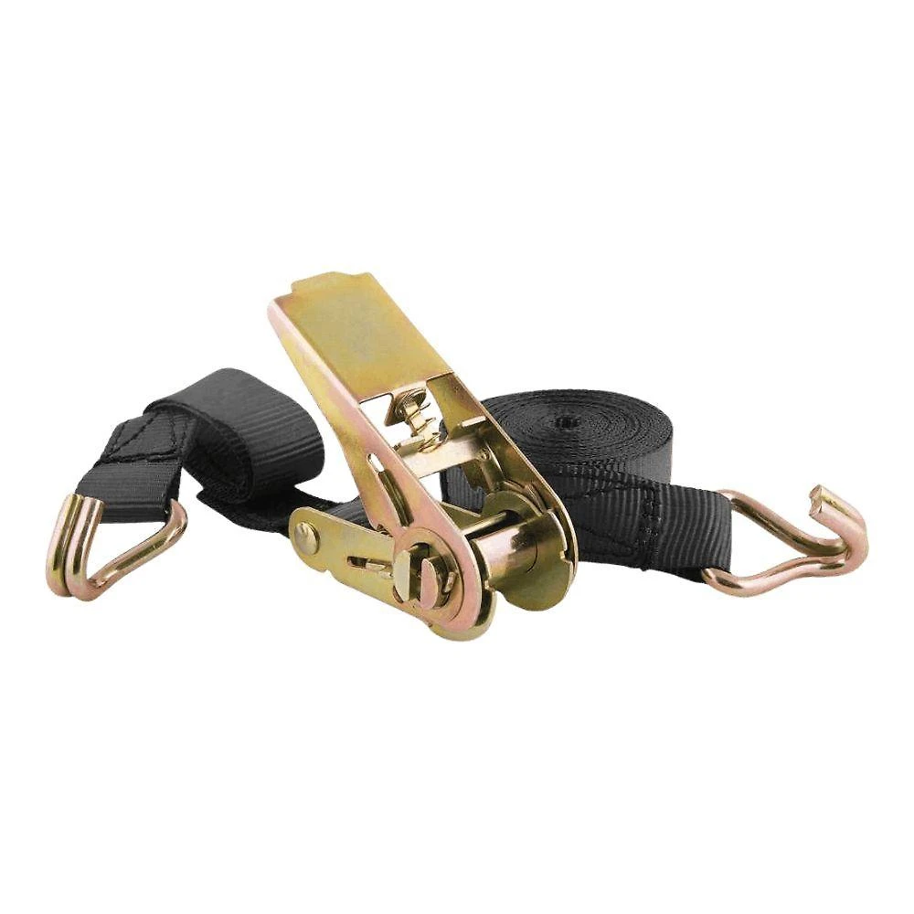 Jogo de Cinta com Catraca CC 080 para Amarração de Carga Preta Vonder 25MM X 4,6MTS
