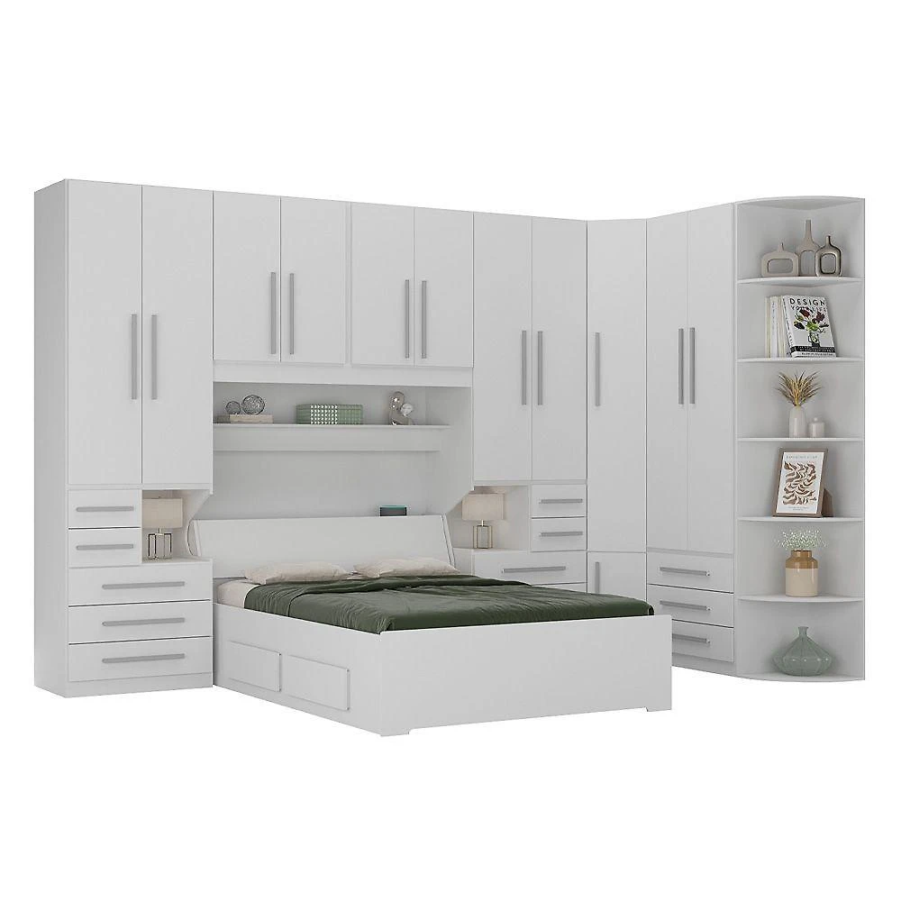 Dormitório De Casal Sem Cama 1344s Branco