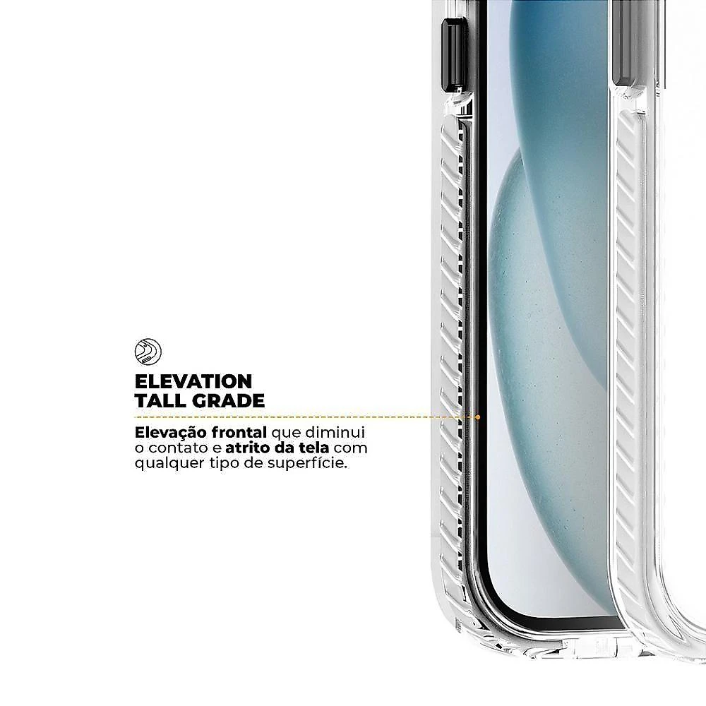 Kit Capa para Iphone e Película Gshield Urus Branca para Iphone 15 com Proteção e Tecnologia HD 1