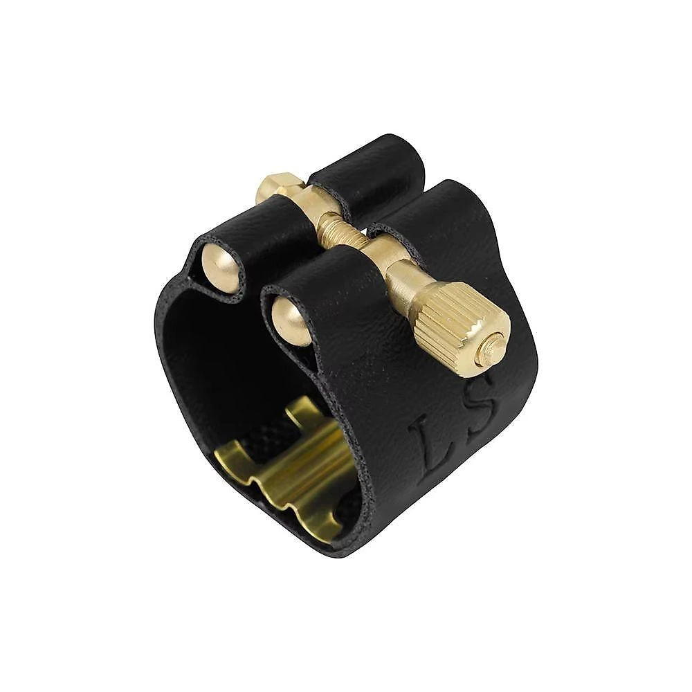 Abraçadeira para Boquilha Longsheng em Couro com Cobre Durável para Sax Alto Soprano Tenor