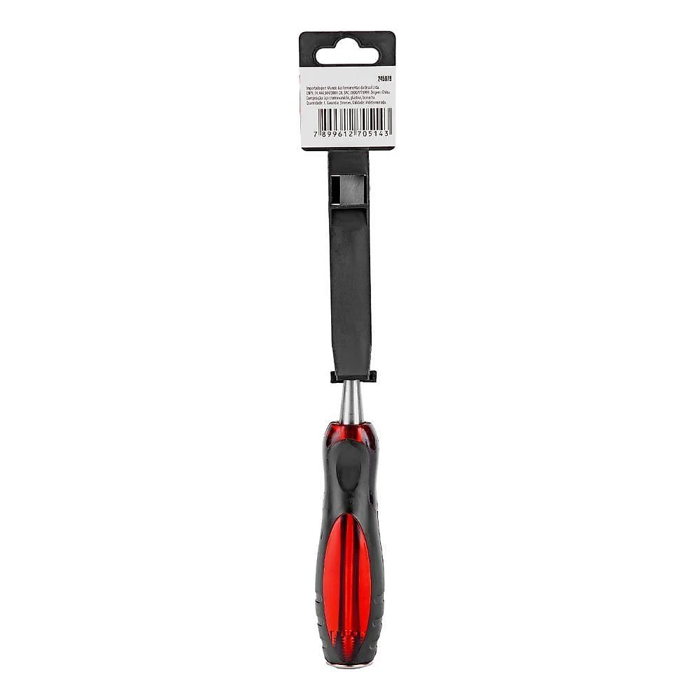 Formão Chanfrado Cabo Dupla Injeção 1/2pol 12mm Aço Crv Mtx