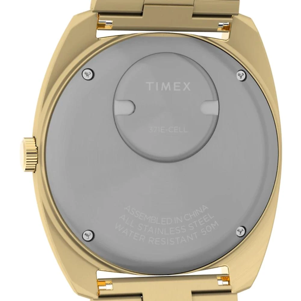 Relógio Q Timex 1975 Enigma TW2Y34400 Dourado