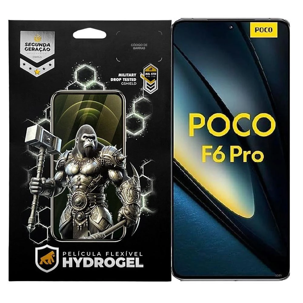 Película Para Xiaomi Poco F6 Pro - Hydrogel Gamer Fosca - Gshield