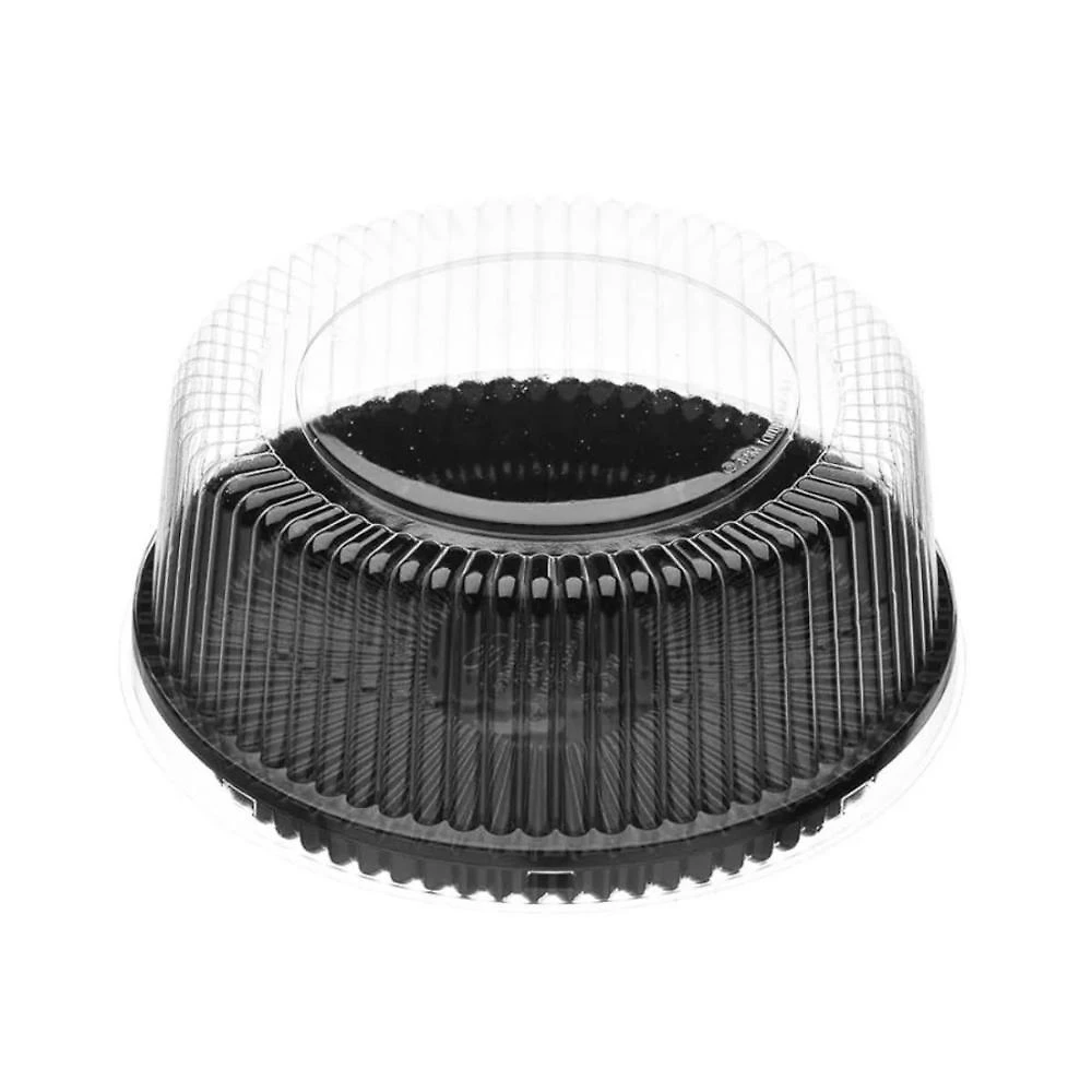 Embalagem para Bolo e Tortas G32M Super Resistente Transparente com Base Preta 750g 100un Galvanotek