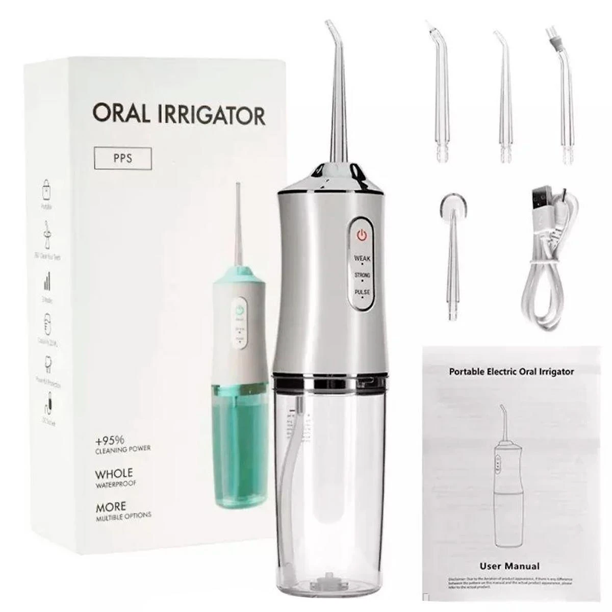 Irrigador Oral Mornwell 2 Bicos Limpeza Profunda