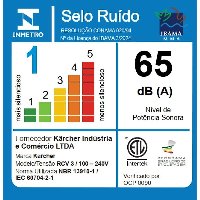 Robô aspirador de pó karcher rcv 3 - bivolt