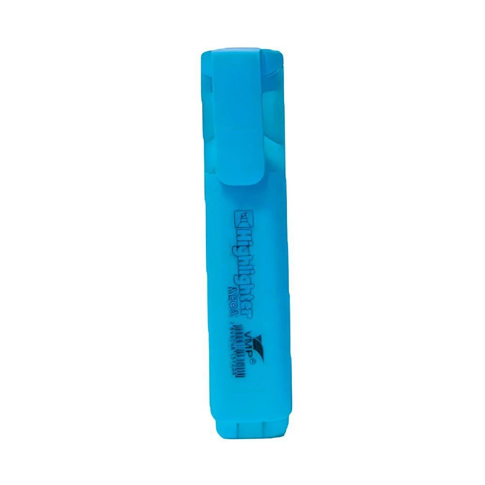Marcador de Texto Azul Neon Escolar com Ponta Precisa 1 Unidade Azul