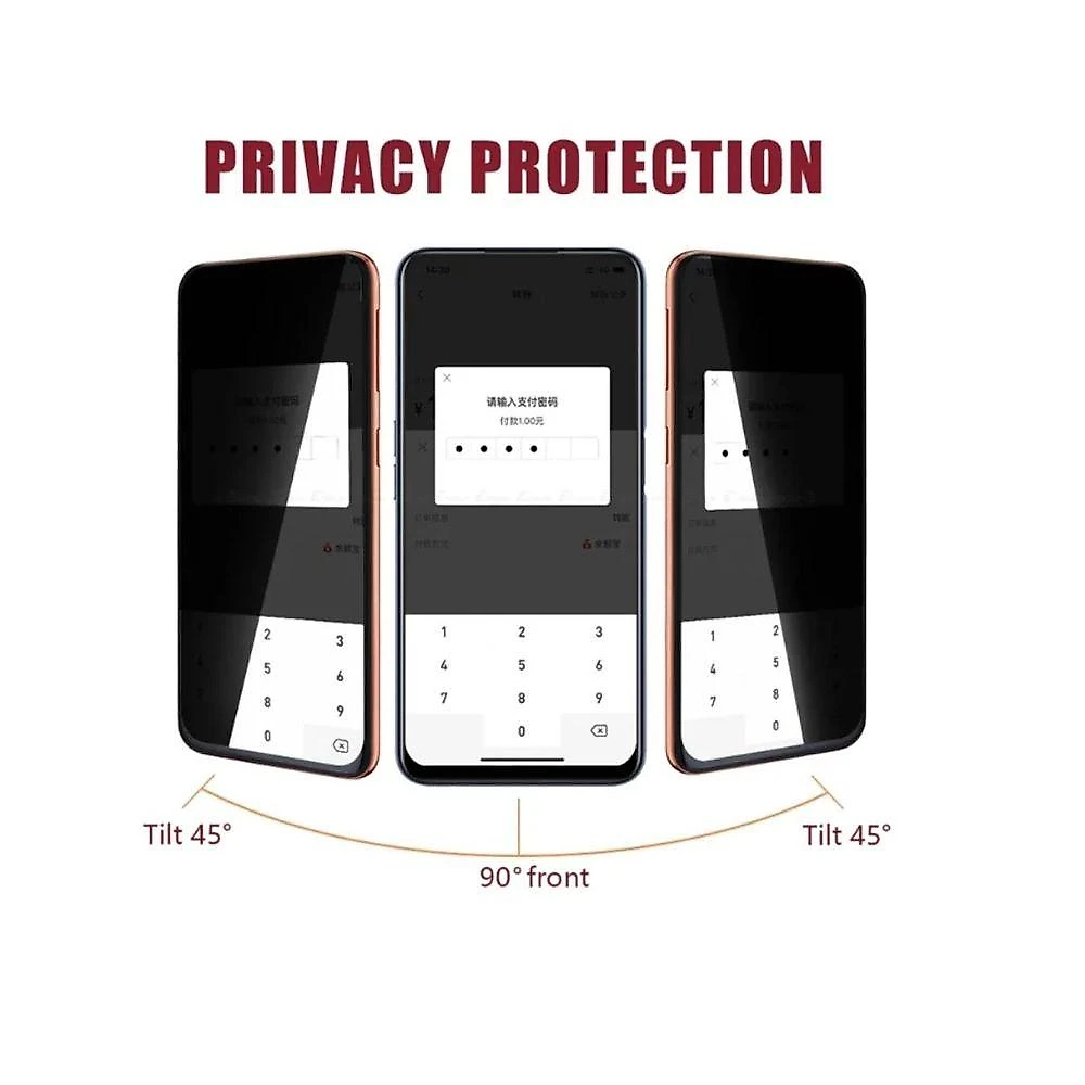 Película Privacidade Para Galaxy M54 5g Vidro Temperado 3d