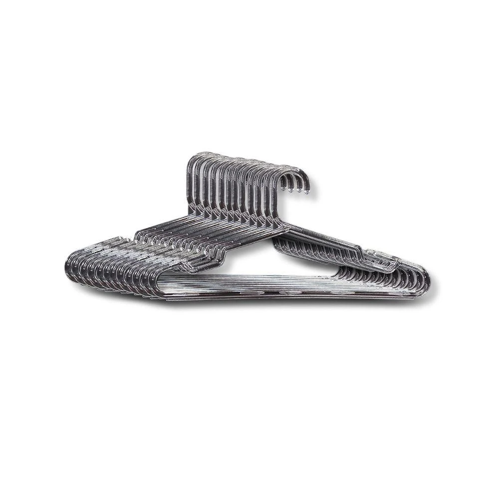 Kit 100un. Cabide Juvenil Cavado Tradicional Cristal