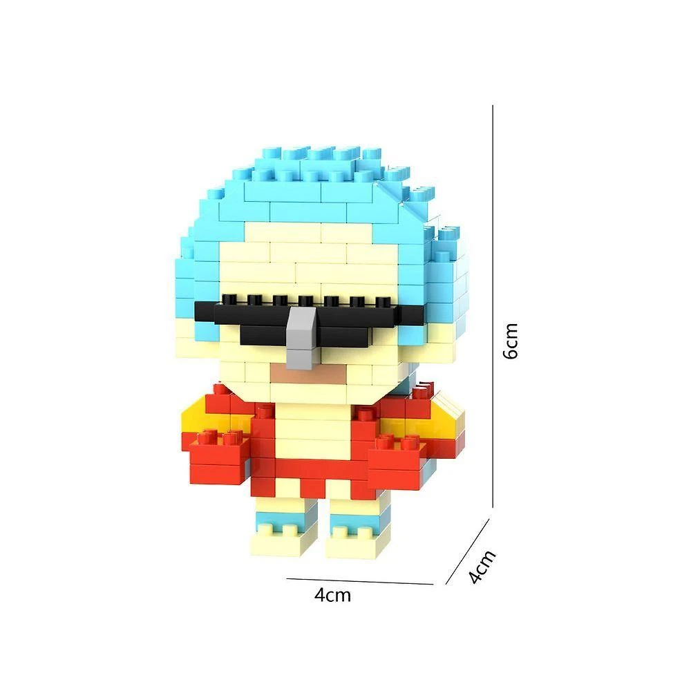 Brinquedo Blocos de Montar Infantil F3036 Educativo com Animais em Plástico ABS OEM