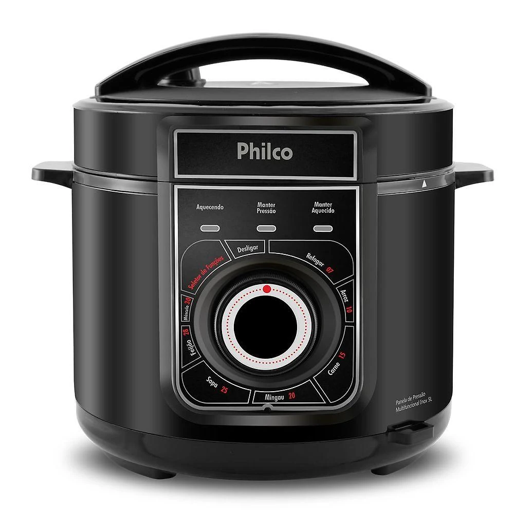 Panela De Pressão Philco PPP02PI Inox Multifuncional 5L 110V