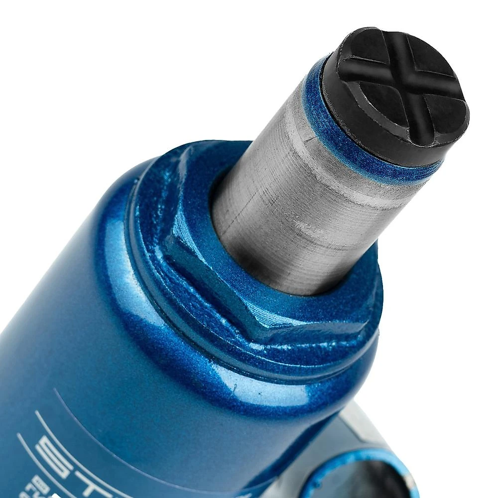 Macaco hidráulico garrafa 4t elevação 194-372mm aço stels 5110255 semi-profissional