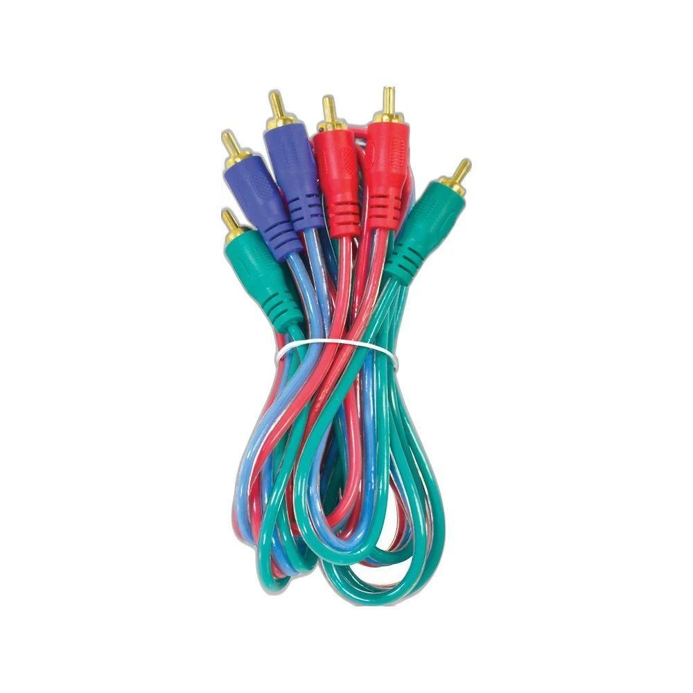 Cabo de Vídeo Componente Vinik VC-2 RGB Ypbpr 2 Metros Verde Azul e Vermelho