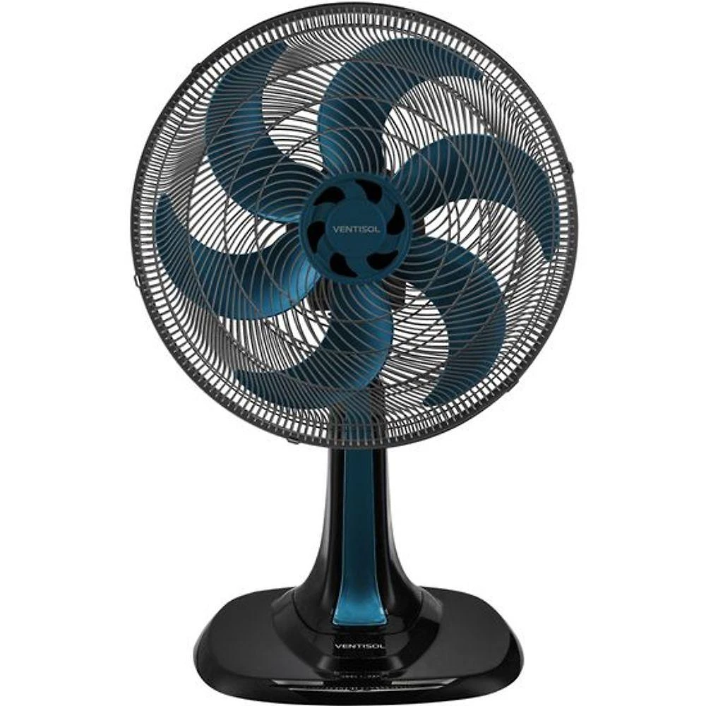 Ventilador De Mesa Ventisol Turbo 6 40cm Azul 110V