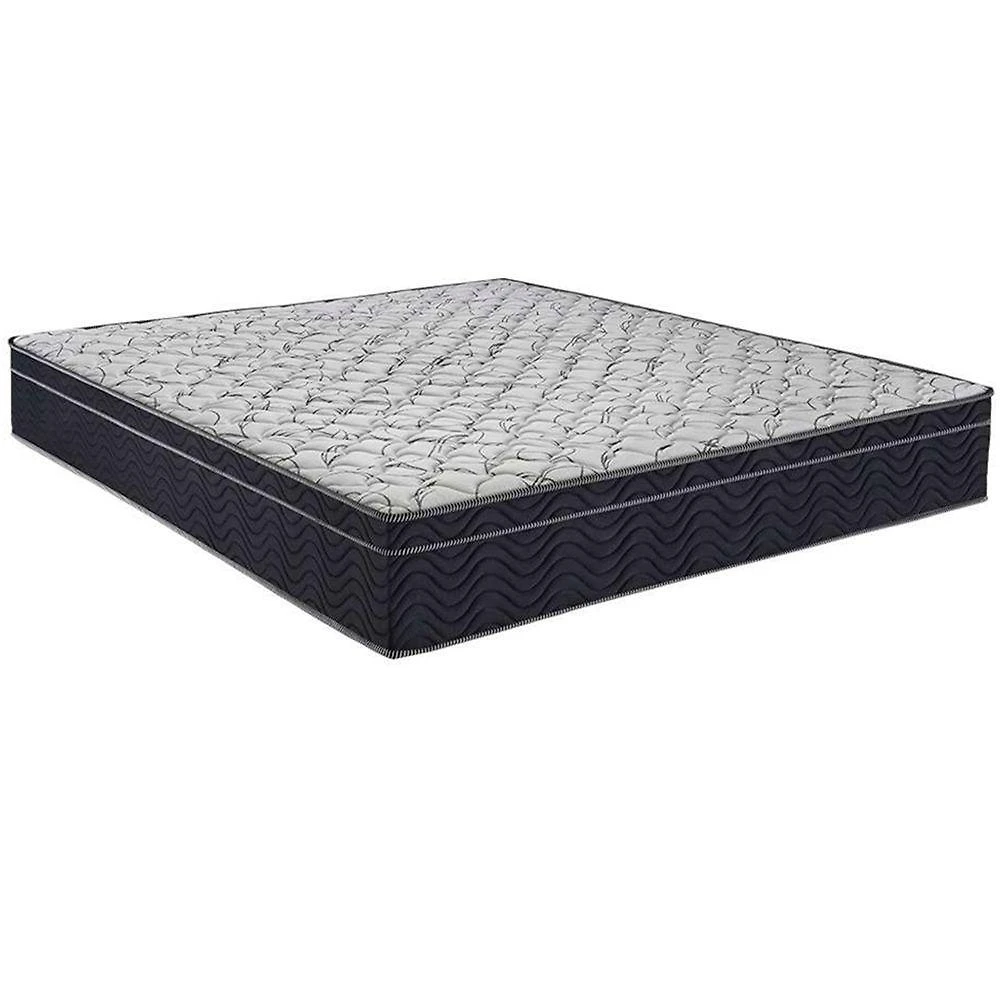 Cama Box Baú Bege E Colchão Airtech 150 Espuma D45 Casal Ortobom