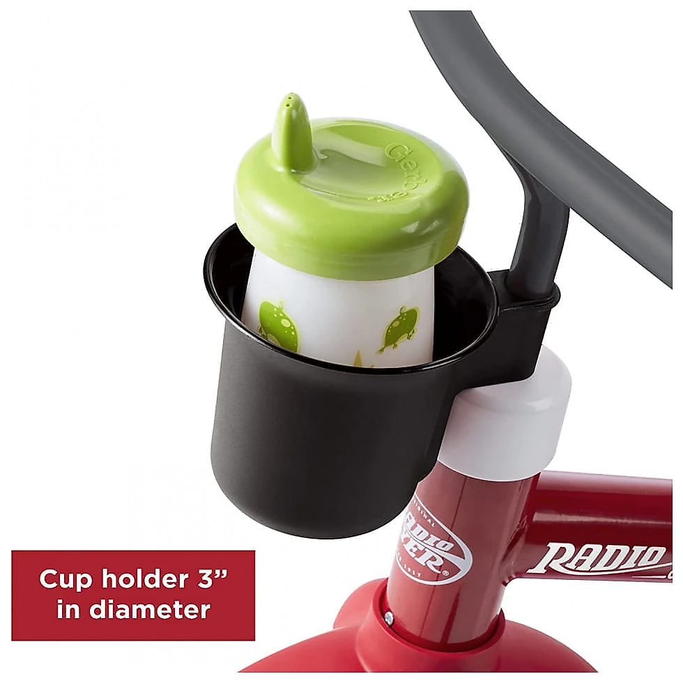 Triciclo Infantil para Passeio Radio Flyer 469Z com Assento Ajustável 4 Estágios, Idade Recomendada 1 a 5 Anos, Vermelho